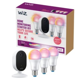 Philips WiZ 8720169075016 LED startovací sada Self Monitoring | 8,5W E27 | 806 lm | 2200-6500+RGBK