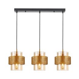 Italux PND-22132-3S-GD-AMB závěsný lustr Vinoti E27