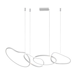 Italux PND-22412-S4-WH LED závěsný lustr Fonte | 60W LED | 5300lm | 3000-6000K