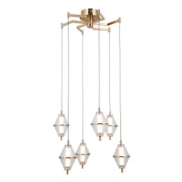 Italux PND-34395-6-HBR LED závěsný lustr Fuente | 30W LED | 1795lm | 3000K