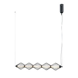 Italux PND-34403-5-BK LED závěsný lustr Sevil | 25W LED | 1288lm | 3000K