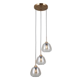 Italux PND-40824-3-GD závěsný lustr Felis E27