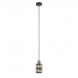 Italux PND-44236-1-BK-GD závěsný lustr Menfi | 1x40W E27