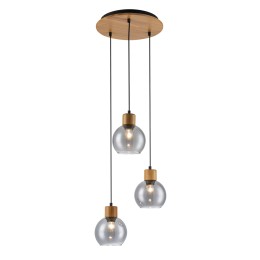 Italux PND-67505-3-WD závěsný lustr Velma | 40W E27