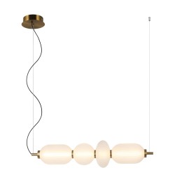 Italux PND-8545-4H-AB-WH LED závěsný lustr Nico | 18W integrovaný LED zdroj | 3000K