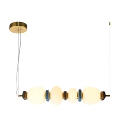 Italux PND-94981-4C-GD LED závěsný lustr Evans | 22W integrovaný LED zdroj | 3000K