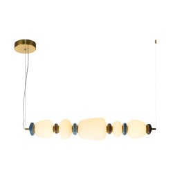 Italux PND-94981-5A-GD LED závěsný lustr Evans | 26W integrovaný LED zdroj | 3000K