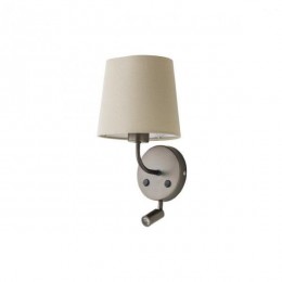 Redo 01-1151 BR nástěnná lampa Piccadilly 1x42+LED | E27 | 250lm | 3000K