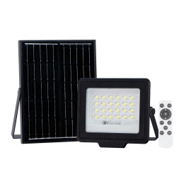Italux SLR-42563-50W LED solární reflektor Norla | 50W integrovaný LED zdroj | 409lm