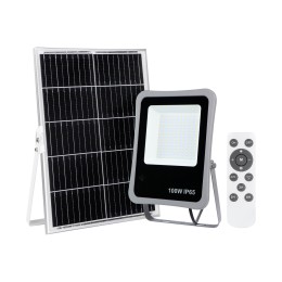 Italux SLR-73142-100W LED solární reflektor Bares | 100W integrovaný LED zdroj | 977lm