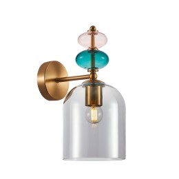 Italux WL-30263-1B-BRO-SG nástěnné svítidlo Busco E27