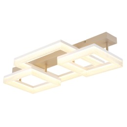 Globo 48047D2 LED přisazené stropní svítidlo ZARA | 40W integrovaný LED zdroj | 3300lm | 3000K