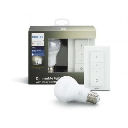 Philips Hue 8718696452523 LED žárovka + Dimmer Switch 1x9W|E27|2700K - White
